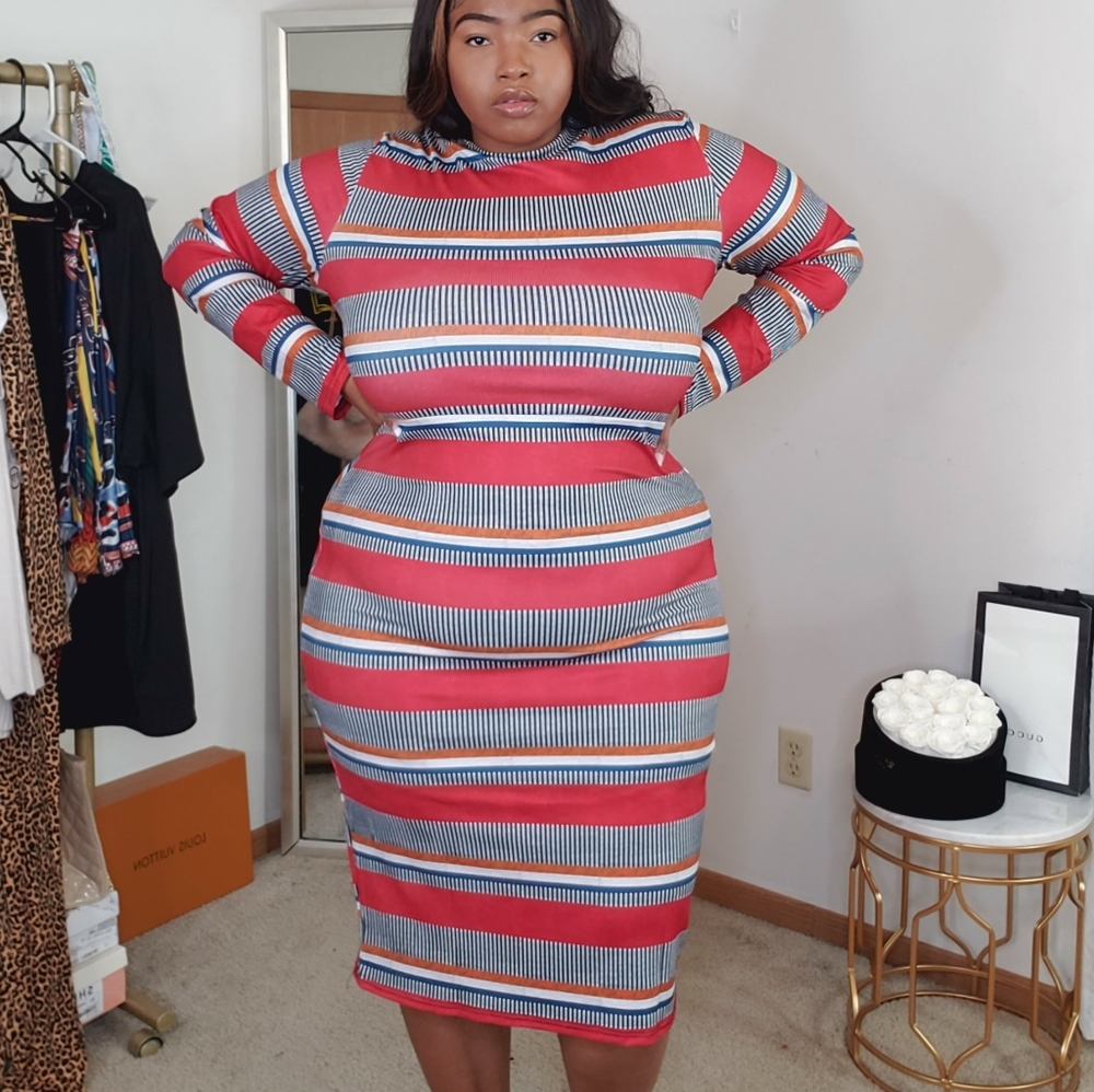 Aztec Midi Dress